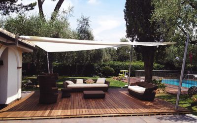 Vela Motorizzata in giardino