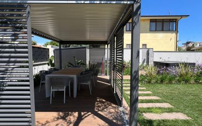 Realizzazione Pergola Alba con Brise-Soleil Aura